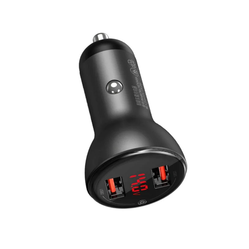 شارژر فندکی بیسوس مدل Digital Display 45w