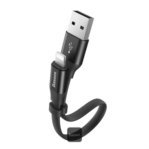 کابل تبدیل USB به لایتنینگ بیسوس مدل CALMBJ-B01 طول 0.23 متر