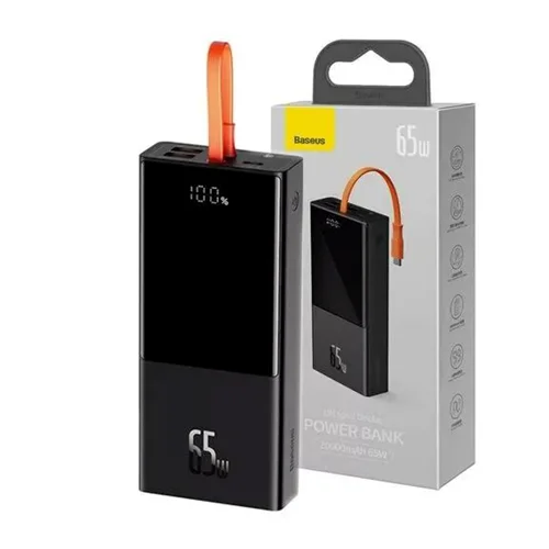 پاوربانک بیسوس مدل Elf Digital Display 65W ظرفیت 20000 میلی آمپر ساعت