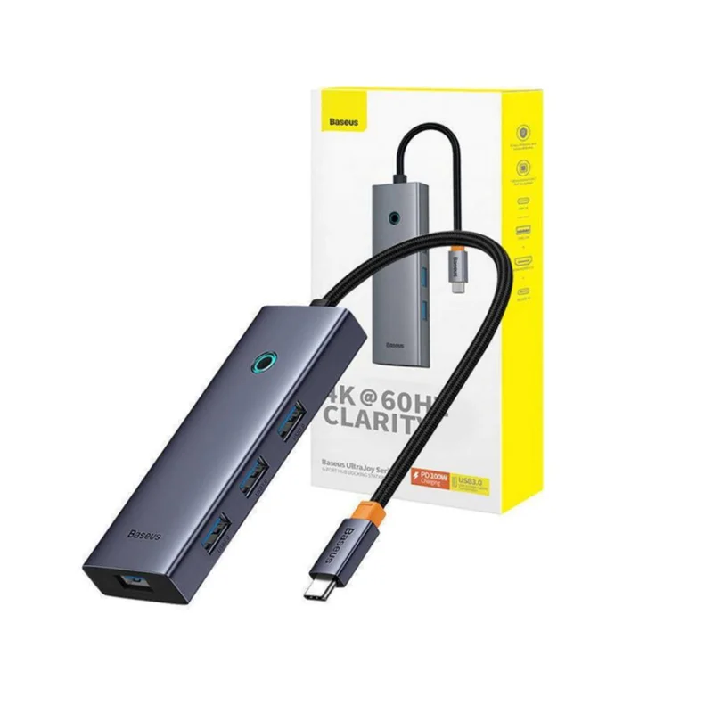 هاب 6 پورت USB-C باسئوس مدل BS-OH108