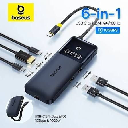 هاب 6 پورت USB-C بیسوس مدل BS-OH168
