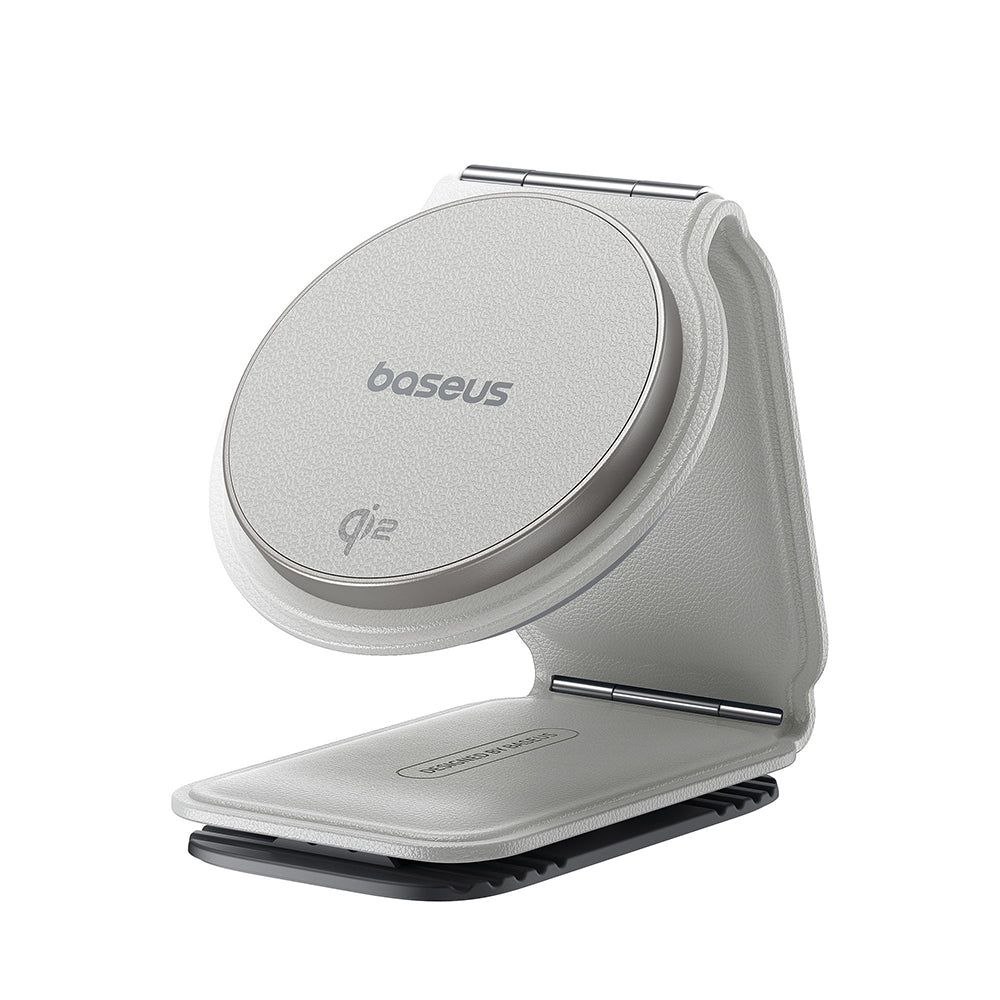پایه نگهدارنده و شارژر بی سیم گوشی موبایل بیسوس مدل C02 Mega Magnetic BS-CM042